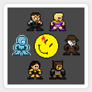 Who Pixelates the Watchmen? 8bit Pixel Art Sticker